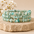 Amazonite Chip Bracelet(Communication and Adventures)
