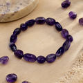 Amethyst Nugget Bracelet ~ Crystal Nuggets Jewelry