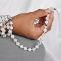 Natural 6mm Rainbow Moonstone Mala With 108 Prayer Beads Perfect For Mediation Rainbow Moonstone Prayer Mala Necklace
