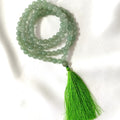 Green Aventurine Gemstone Mala, 108 Prayer Bead Mala.