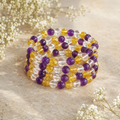 Promotes HEALTH Crystal Bracelet ( Boost Motivation, Spiritual Growth, Clarity)
