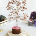 Gemstone Tree Strawberry Quartz Crystal Tree Of Life.