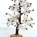 Amethyst with Rose Quartz Gemstones Tree, Mix Crystal Tree.