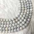 Blue Celestite Gemstone Beads, Crystal Beads for Jewelry