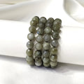 Labradorite Faceted Beads Bracelet, Crystal Bracelet.