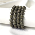 Pulsera de aventurina amarilla 4MM, 6MM, 8MM, 10MM Una pulsera de cuentas redondas, pulsera de piedras preciosas Piedras curativas