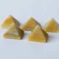 Yellow Aventurine Pyramids (Power and Weight Control)
