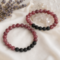 Pink Tourmaline Diffuser Bracelet, Lava Diffuser Jewelry, Aromatherapy, Essential Oil Bracelet, Spiritual Gift, Yoga Gift for Her