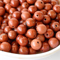 Red Jasper Beads, Natural Round Crystal Beads 4mm to 12mm