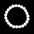 Pulsera de ágata blanca 6MM, 8MM, 10MM Una pulsera de cuentas redondas, pulsera de piedras preciosas Piedras curativas
