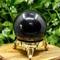 1Pc Black Tourmaline Sphere, Crystal Ball, Healing Sphere.
