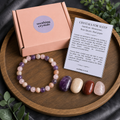 Improve SLEEP Crystal Kit, Gemstone Tumble Kit, Sleep Crystal Gift Set