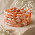 Sunstone Nugget Bracelet ~ Crystal Nuggets Jewelry