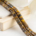Tiger Eye Genuine Gemstone Spacer Beads for Bracelets, Necklaces and Gemstone jewelry.