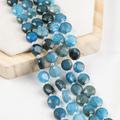 Apatite Gemstone Disc Beads Crystal Healing Beads for Jewelry Making