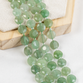 Green Aventurine Disc Beads Crystal Healing Beads for Jewelry Making