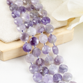 Amethyst Gemstone Disc Beads Crystal Healing Beads for Jewelry Making