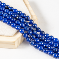 Natural Blue Quartz Dyed Faceted Gemstone Beads