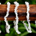 Natural Multi Fluorite Chip Bracelets, Loose Crystal Gemstone Chip Bracelets ~ Healing Chip Bracelet