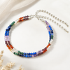 7 chakra Crystal anklet for Healing, Protection & Grounding – Natural