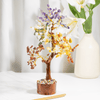 Mix Stone Crystal Tree, Gemstone Tree of Lie para decoración del hogar.
