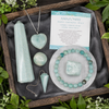 Amazonite Crystal Gift Set For Emotional Support and Protection, Real Polished Gemstones.
