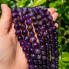 Amethyst Beads, Natural Round Crystal Beads 4mm to 14mm