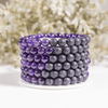 Amethyst Diffuser Bracelet, Lava Diffuser Jewelry, Aromatherapy, Essential Oil Bracelet, Spiritual Gift, Yoga Gift for Her