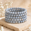 Angelite Bracelet | Angelite Crystal Bracelet (Expanded Awareness, Calming And Patience)