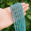 Uncut Raw Apatite Crystal Chip Beads for Necklace (Strength and Weight Control)