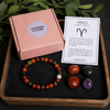ARIES Zodiac Crystal Kit, Aries Birthstones Tumbled Stones Set, Aries Stones Gifts