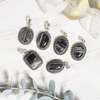 Pulsera de ónix negro 4MM, 6MM, 8MM, 10MM, 12MM Pulsera de cuentas redondas AAA, Pulsera de piedras preciosas Piedras curativas