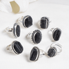 Pulsera de ónix negro 4MM, 6MM, 8MM, 10MM, 12MM Pulsera de cuentas redondas AAA, Pulsera de piedras preciosas Piedras curativas