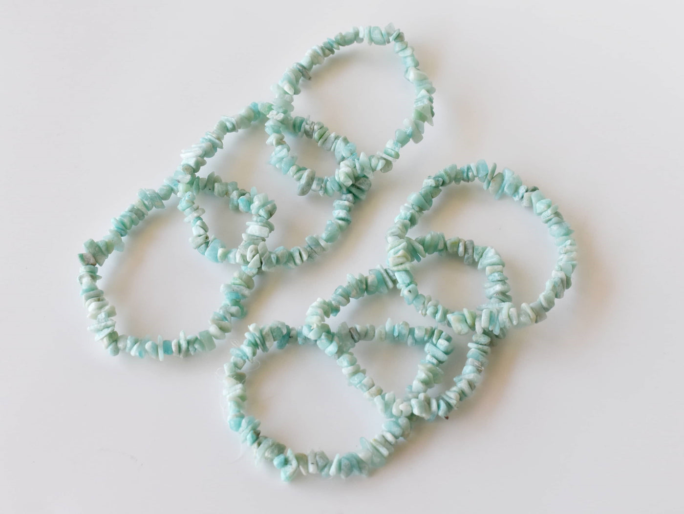 Amazonite Chip Bracelet(Communication and Adventures)