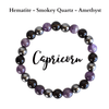 Capricorn Zodiac Crystal Bracelet, Capricorn Gifts