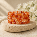 Red Carnelian Bracelet | Carnelian Crystal Bracelet (Courage and Sexuality)