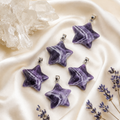 Amethyst Star Pendant Necklace – Natural Crystal Gemstone Jewelry
