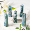 Moss Agate Tower Point (Tranquility and Emotional Balance)