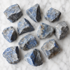 Piedras naturales en bruto de lapislázuli Piedras en bruto de lapislázuli de 1 pulgada, trozos de cristal en bruto en tamaño de paquete de 4oz, 1/2lb, 1lb.