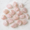 Piedras naturales en bruto de cuarzo rosa Piedras crudas de cuarzo rosa de 1 pulgada, trozos de cristal crudo en tamaño de paquete de 4 oz, 1/2 lb, 1 lb.