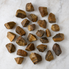 Piedras naturales rugosas de ojo de tigre Piedras crudas de ojo de tigre de 1 pulgada, trozos de cristal crudo en tamaño de paquete de 4 oz, 1/2 lb, 1 lb.