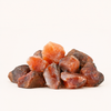 Piedras naturales en bruto de cornalina Piedras crudas de cornalina de 1 pulgada, trozos de cristal crudo en tamaño de paquete de 4 oz, 1/2 lb, 1 lb.