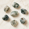 Moss Agate Tumbled Stone A Grade, Medium Tumbled Crystals, 1pc, 2,3,5 y 10pcs