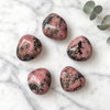 Rhodonite Tumbled Stone A Grade, Medium Tumbled Crystals, 1pc, 2,3,5 y 10pcs