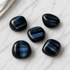 Piedra caída de ojo de tigre azul Grado A, cristales caídos medianos, 1 pieza, 2, 3, 5 y 10 piezas