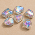 Aura Quartz Rainbow Tumbled Stone A Grade, Medium Tumbled Stone (paquete de 4 oz, 1/2 lb y 1 lb)