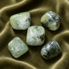 Piedras caídas de frenita, cristales genuinos de grado A 1 pieza, 2, 3, 4 y 10 piezas