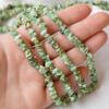 Uncut Raw Chrysophase Crystal Chip Beads for Necklace (Communication and Gentle Self-Expression)
