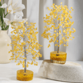Citrine Crystal Tree with Orgone Base – Prosperity, Positivity & Abundance