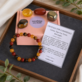 Boost CONFIDENCE Crystal Kit, Gemstone Tumble Kit, Confidence Crystal Gift Set.